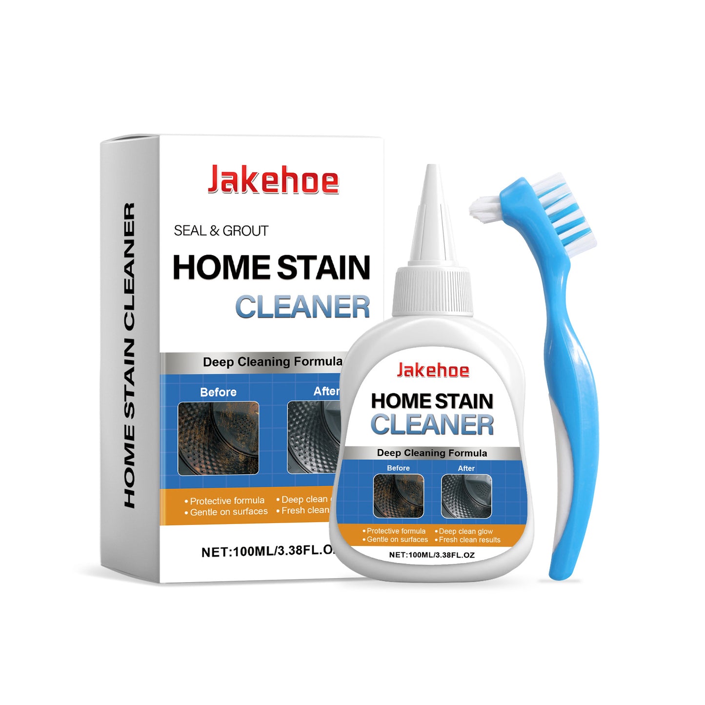 JAKEHOE Household Stain Cleaning Gel - Home and Kitchen Metal Stain Surface Cleaning Gel